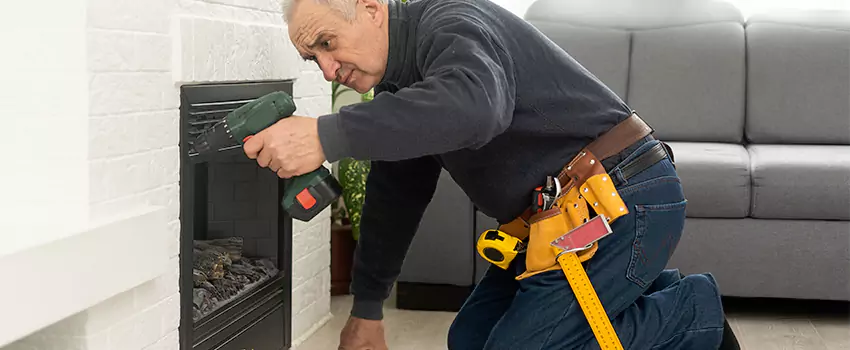 New Indoor Fireplace Installation in Carmel, Indiana