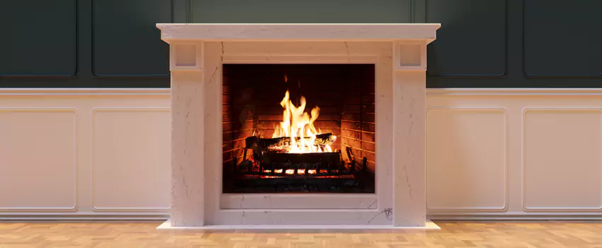 Open Flame Wood-Burning Fireplace Installation Services in Carmel, Indiana