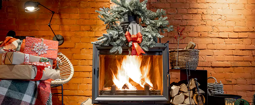 Travis Industries Linear Gas Fireplace Installation in Carmel, Indiana