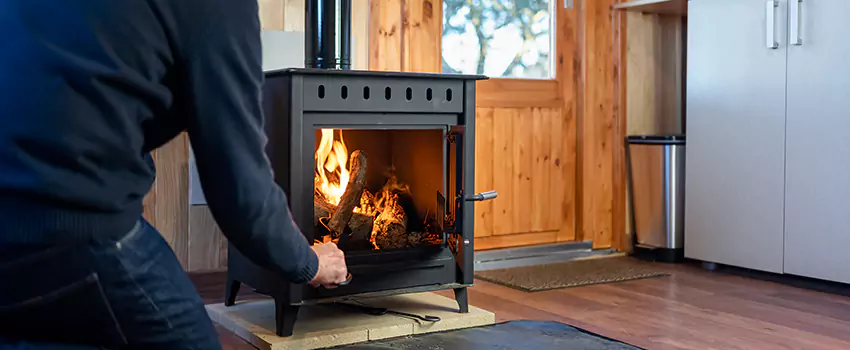 Open Hearth Wood Fireplace Installation in Carmel, IN