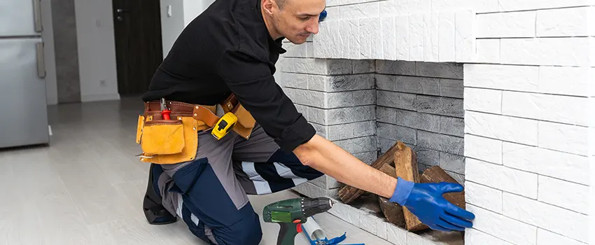 Fireplace Damaged Damper Frame Repair Services in Carmel, Indiana