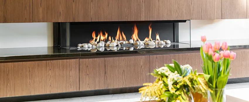 Double-height Fireplace Design Refurbishment in Carmel, Indiana